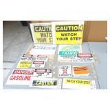 Variety of Caution Signs