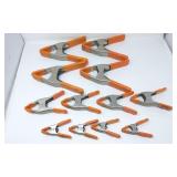 (12) "Pony" Spring Clamps- (3) Sizes