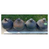 (4) Garden Oil Tumbler Torches - Used