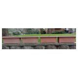 (4) 26" x 12" Plastic Planters