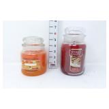 (2) Yankee Candles - Used & Candle Adapters