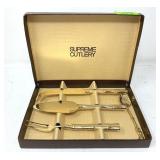 Supreme Cutlery Gold Plated Cheese Serving Set