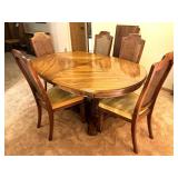 Dining Room Table w/4 Chairs & Leaves
