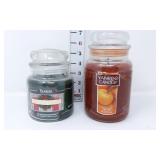 (2) Yankee Candles - Used