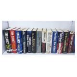(14) Tom Clancy Hardcover Books