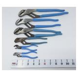 (5) Channel Lock Tongue & Groove Pliers