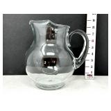 Clear Glass Pitcher w/Ice Catch