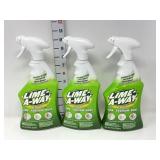 (3) New Bottles of Lime Away - Foaming Action