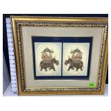 Indian Elephant Royal Procession Painting