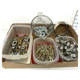Clamps, Clips, Toggle Bolts- Assorted Hardware