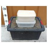 (3) Storage Bins
