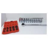 S-K 1/2" Drive & S-K Standard Sockets w/Craftsman