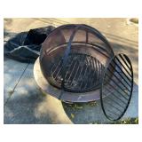 Front Gate Fire Pit w/ Extra Grate & Cover