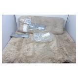 (2) JCPenney Home Bathrugs - 24" x 60" -  Linen -