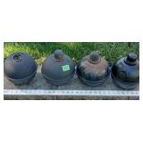 (4) Garden Oil Tumbler Torches - Used