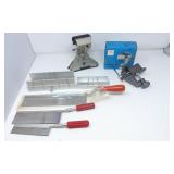 Vacu-Vice & Clamp On Vise, Razor Saws & Miter
