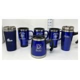 (6) Drake Traveling Mugs