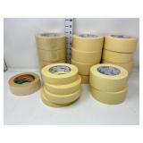 (19) Rolls of Masking Tape (Most are Unused)