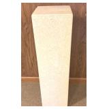 Faux Marble Cream Display Stand