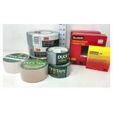 New (7) Duct Tape, (2) Filament Tape, (1) Glass