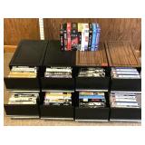 (4) VHS Storage Drawers w/VHS Tapes