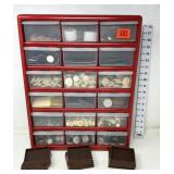 Plastic Parts Drawer Organizer w/ Furniture