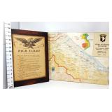 101st Airborne Division Map & High Flight Poem