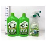 (2) Lime Away (1) The Works Limeosol Spray- New