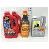 (3) Drain Openers & (1) CLR - New