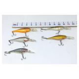 (5) Fishing Lures - Treble