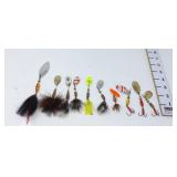 (10) Inline Treble Spinners