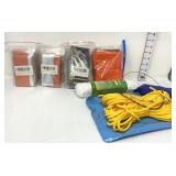 Emergency Mylar Blankets & Rope