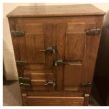 Antique Oak Ice Box