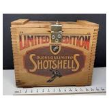 Ducks Unlimited Shotshells Gunners Wooden Box