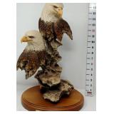 "Double Vision" Eagle Sculpture by Joe Slockbower