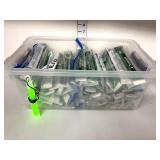 Tote of Green Glow Light Sticks