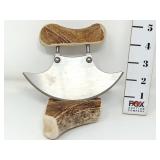 Alaskan Ulu Knife w/Stand