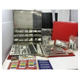 Letter & Number Stickers, Binders w/Sheet