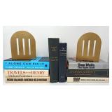 Various Authors Hardback Books w/Bookends