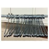 (33) Metal Pant Hangers