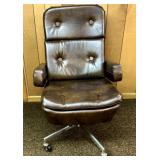 Faux Leather Desk Chair