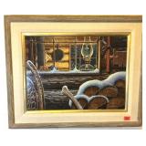 G. Peterson - Looking in A Cabin Window