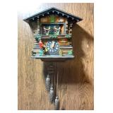Vintage Chalet Style German Cuckoo Clock w/