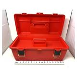 Red Plano Toolbox w/Removable Tray