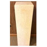 Faux Marble Cream Display Stand