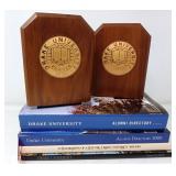 Drake University History & Alumni Books w/Bookends