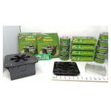 (4) Folding Camp Stoves w/Camp Heat Cans