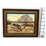 Manuel Garza  - Oil on Canvas Turkey Painting