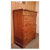 5 drawer chest 47 1/2 x 36 x 17 good condition