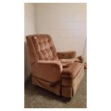 Tan rocker recliner